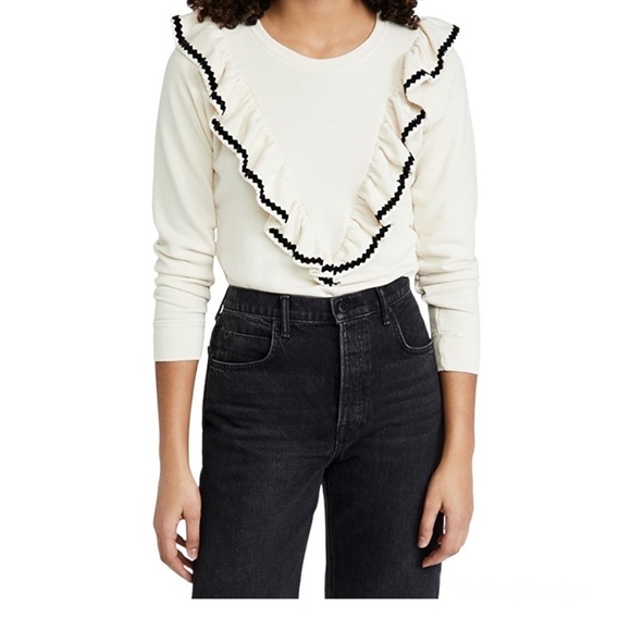 Industry Ivory 100% Cotton Women Sweatshirt M - Picture 3 of 15